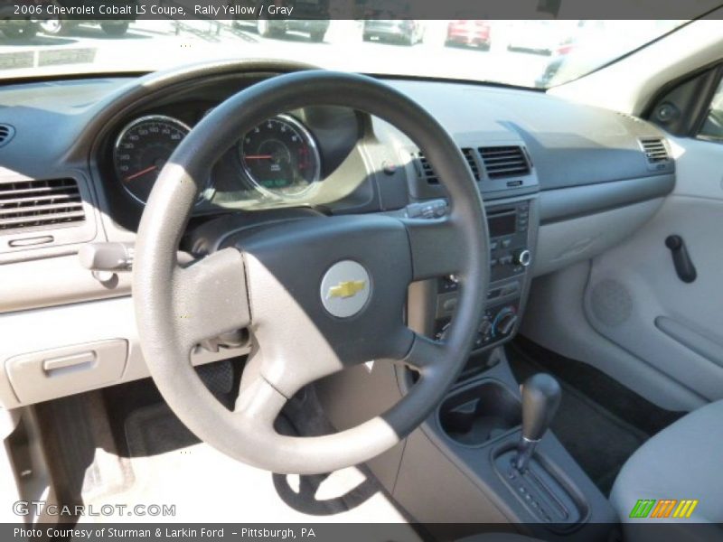 Rally Yellow / Gray 2006 Chevrolet Cobalt LS Coupe