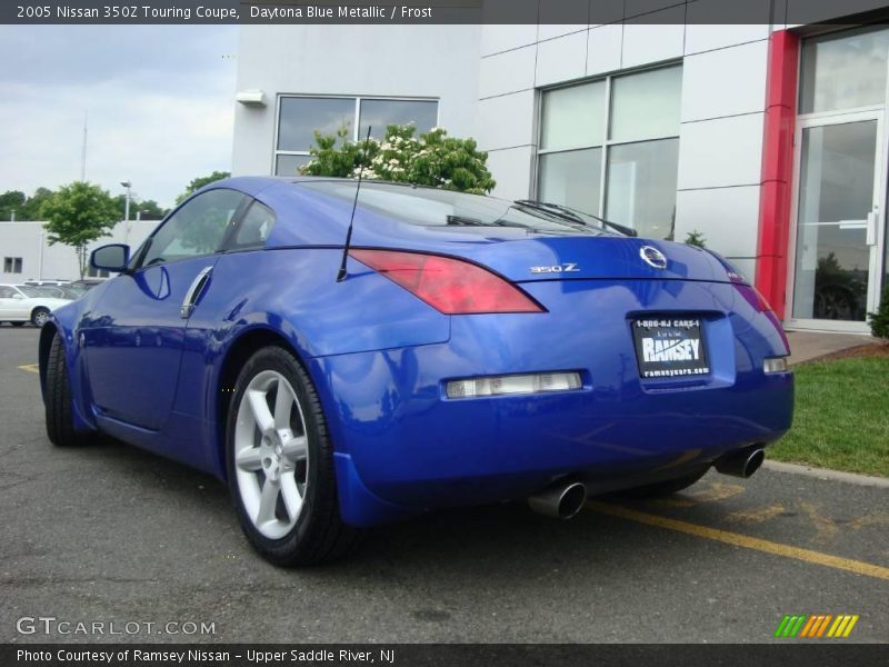 Daytona Blue Metallic / Frost 2005 Nissan 350Z Touring Coupe