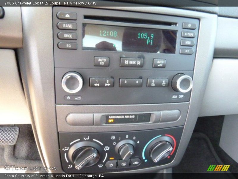 Rally Yellow / Gray 2006 Chevrolet Cobalt LS Coupe