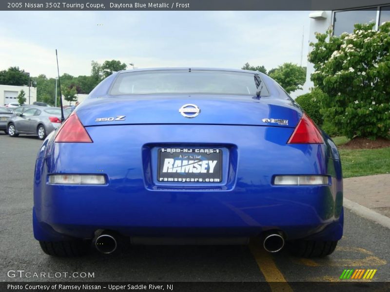 Daytona Blue Metallic / Frost 2005 Nissan 350Z Touring Coupe