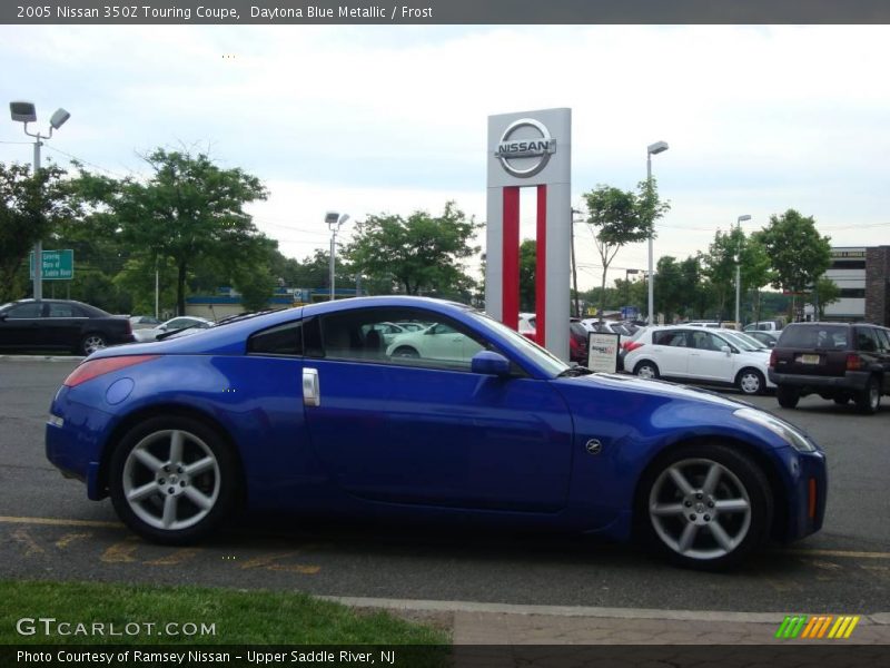 Daytona Blue Metallic / Frost 2005 Nissan 350Z Touring Coupe