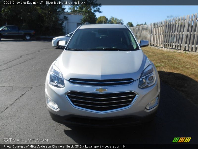 Silver Ice Metallic / Jet Black 2016 Chevrolet Equinox LT