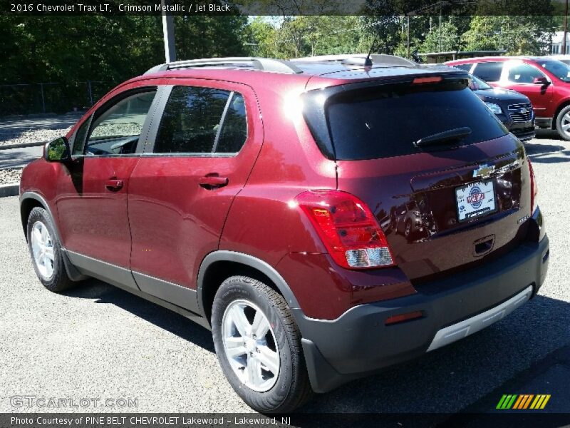 Crimson Metallic / Jet Black 2016 Chevrolet Trax LT