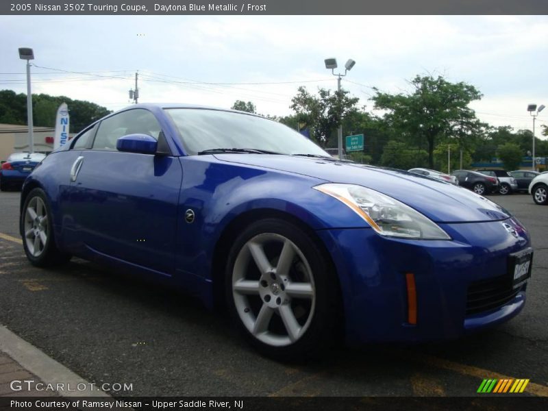 Daytona Blue Metallic / Frost 2005 Nissan 350Z Touring Coupe