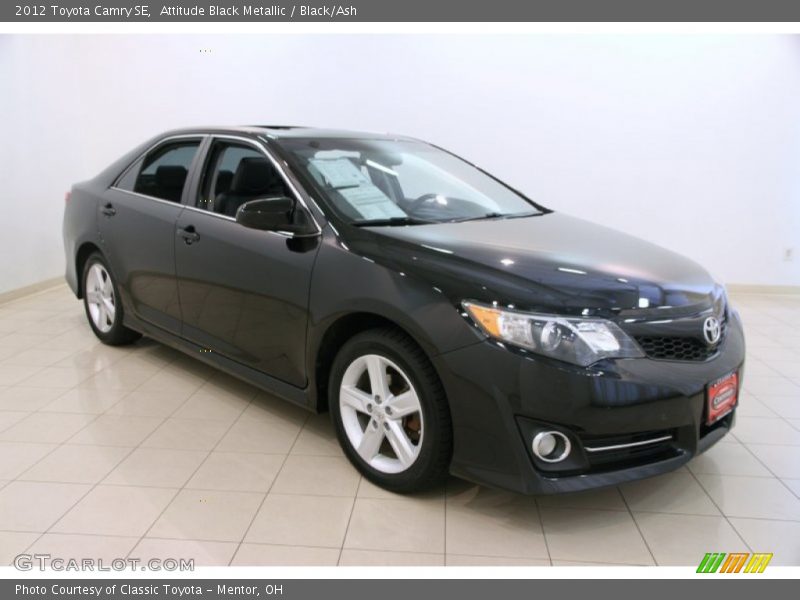 Attitude Black Metallic / Black/Ash 2012 Toyota Camry SE