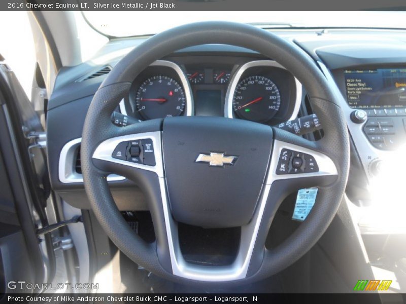 Silver Ice Metallic / Jet Black 2016 Chevrolet Equinox LT