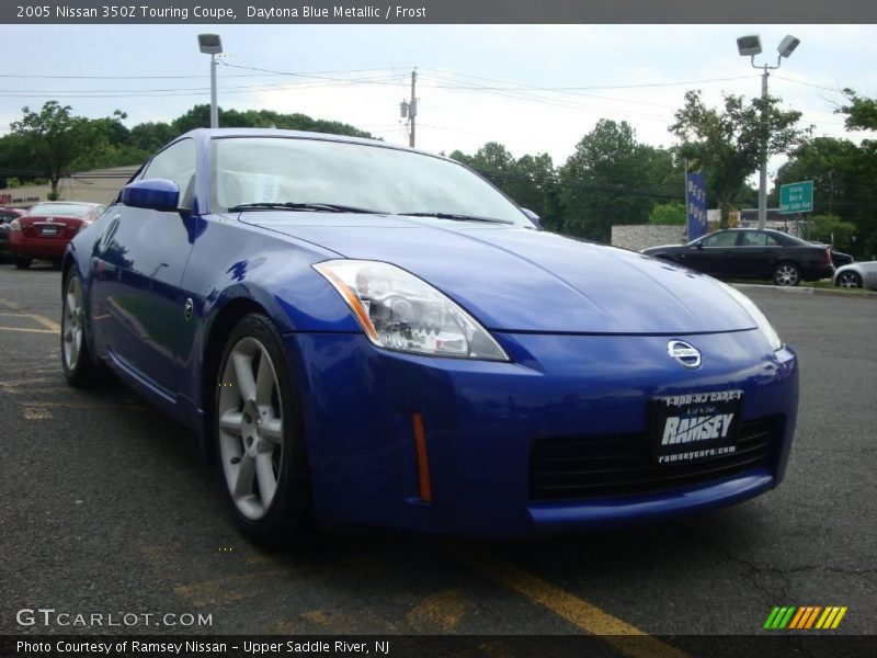 Daytona Blue Metallic / Frost 2005 Nissan 350Z Touring Coupe