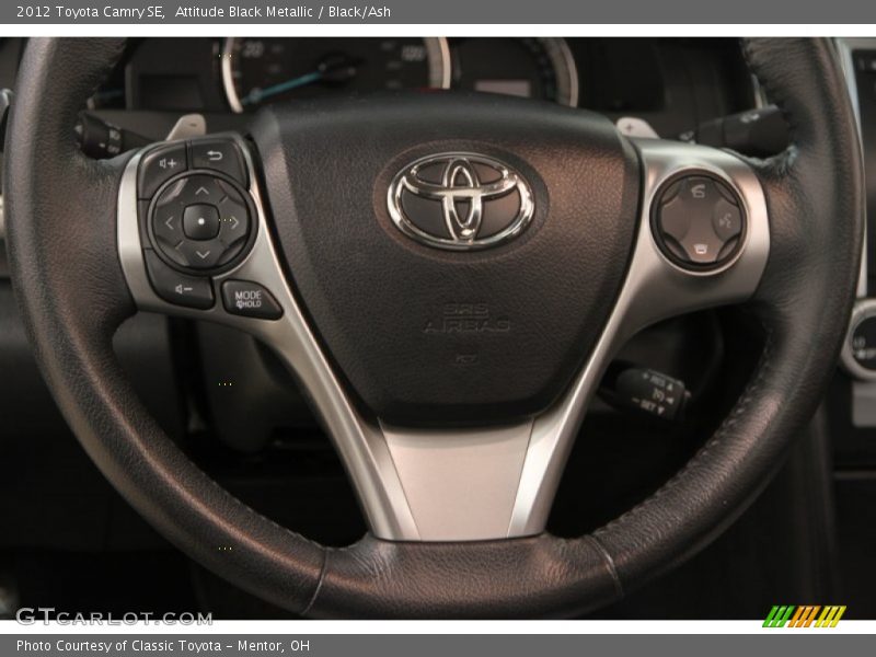 Attitude Black Metallic / Black/Ash 2012 Toyota Camry SE