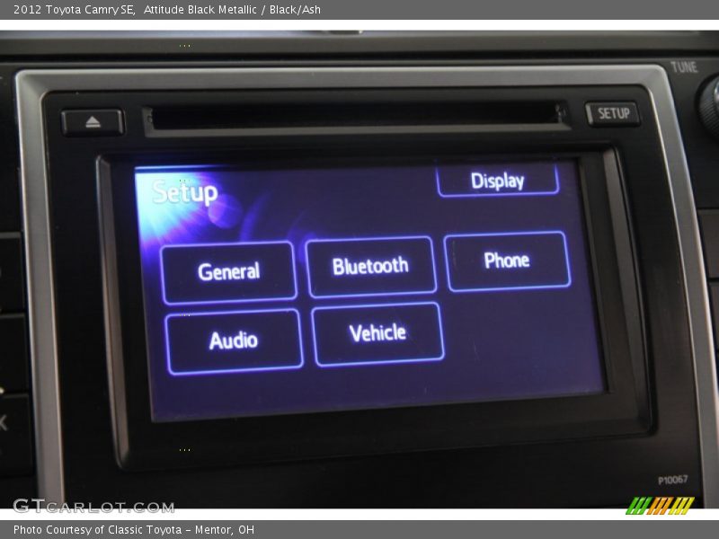 Attitude Black Metallic / Black/Ash 2012 Toyota Camry SE