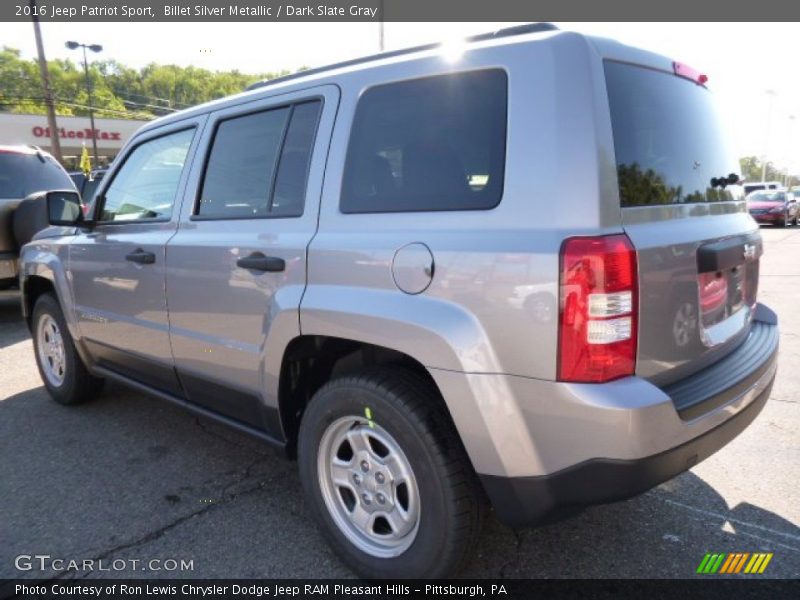 Billet Silver Metallic / Dark Slate Gray 2016 Jeep Patriot Sport