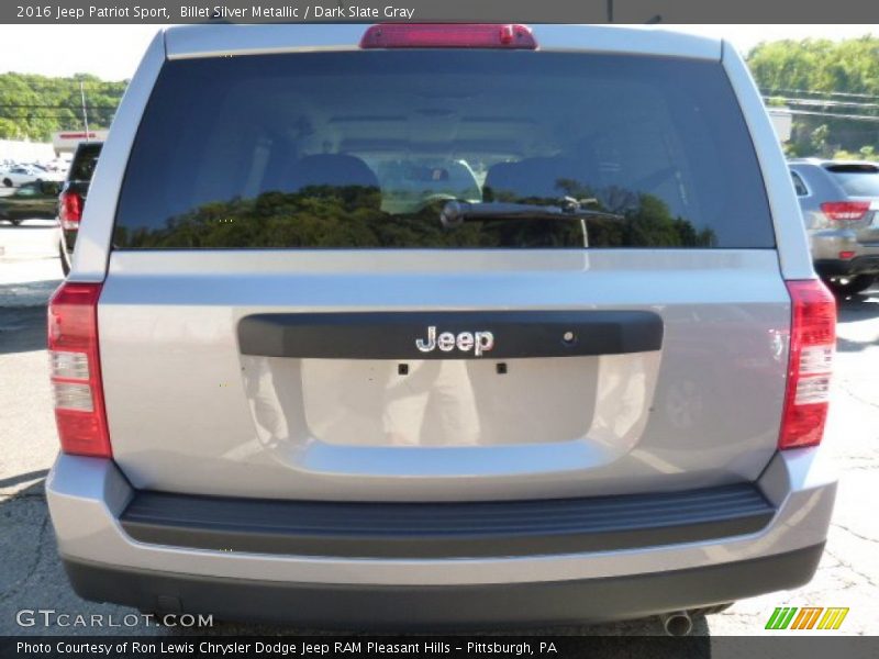 Billet Silver Metallic / Dark Slate Gray 2016 Jeep Patriot Sport