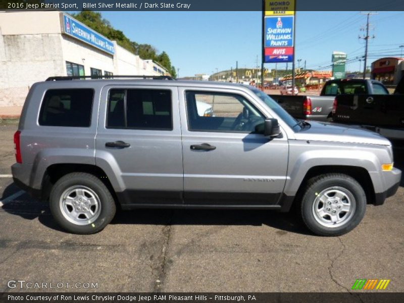Billet Silver Metallic / Dark Slate Gray 2016 Jeep Patriot Sport