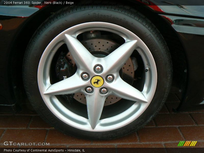 Nero (Black) / Beige 2004 Ferrari 360  Spider