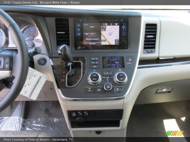 Blizzard White Pearl / Bisque 2015 Toyota Sienna XLE