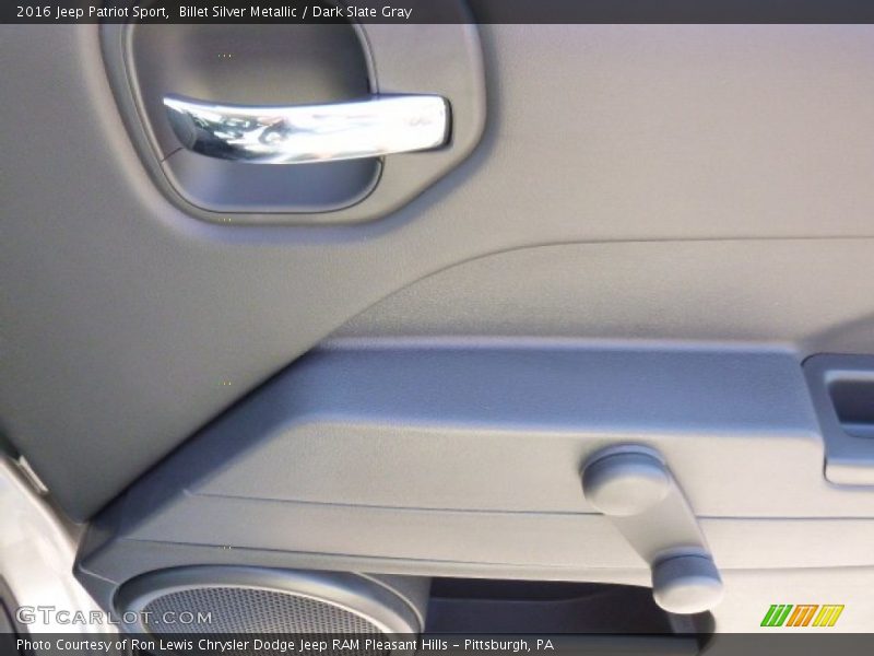 Billet Silver Metallic / Dark Slate Gray 2016 Jeep Patriot Sport