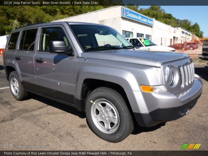 Billet Silver Metallic / Dark Slate Gray 2016 Jeep Patriot Sport