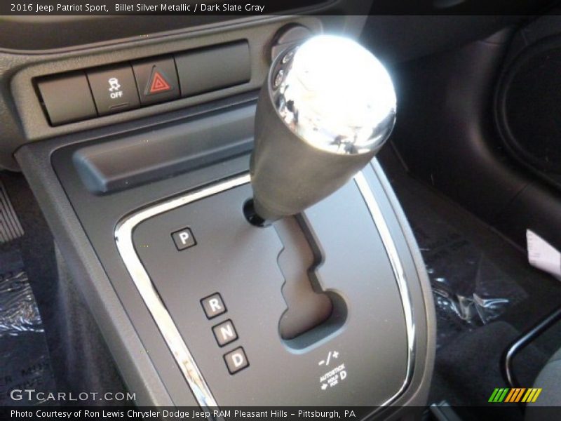 Billet Silver Metallic / Dark Slate Gray 2016 Jeep Patriot Sport