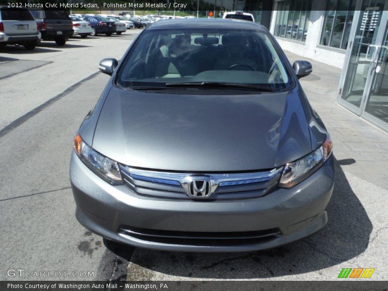 Polished Metal Metallic / Gray 2012 Honda Civic Hybrid Sedan