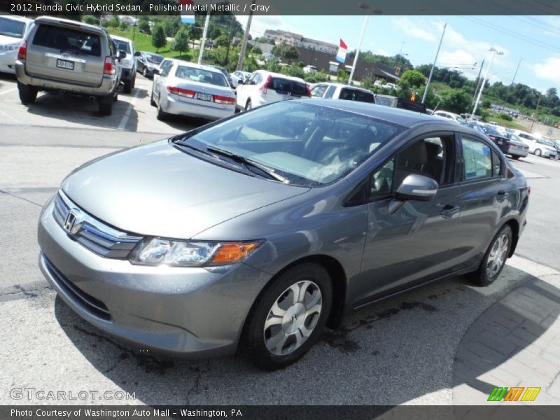 Polished Metal Metallic / Gray 2012 Honda Civic Hybrid Sedan