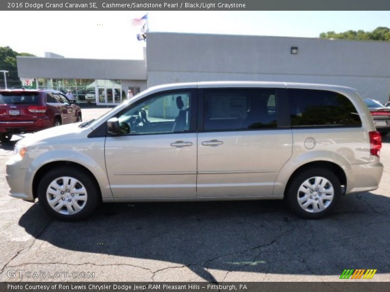 Cashmere/Sandstone Pearl / Black/Light Graystone 2016 Dodge Grand Caravan SE