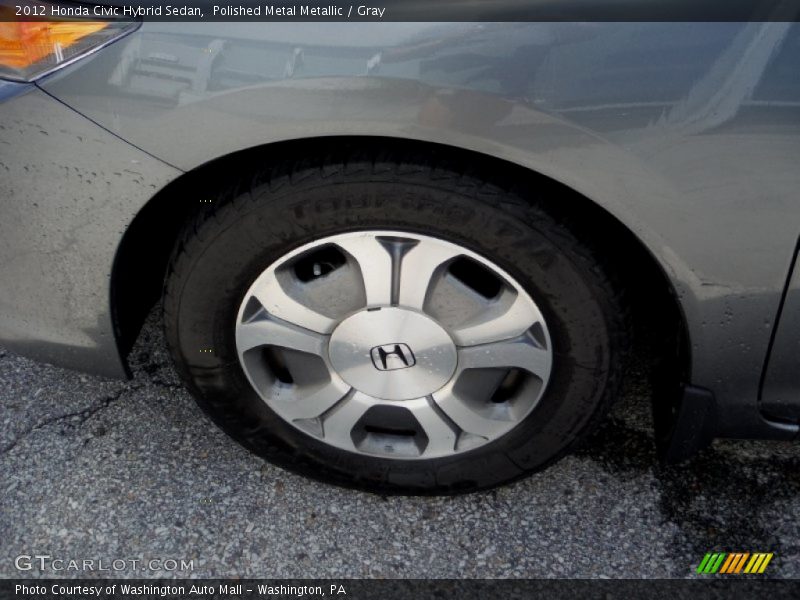 Polished Metal Metallic / Gray 2012 Honda Civic Hybrid Sedan