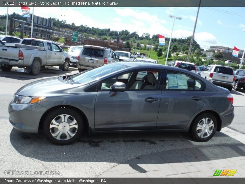 Polished Metal Metallic / Gray 2012 Honda Civic Hybrid Sedan