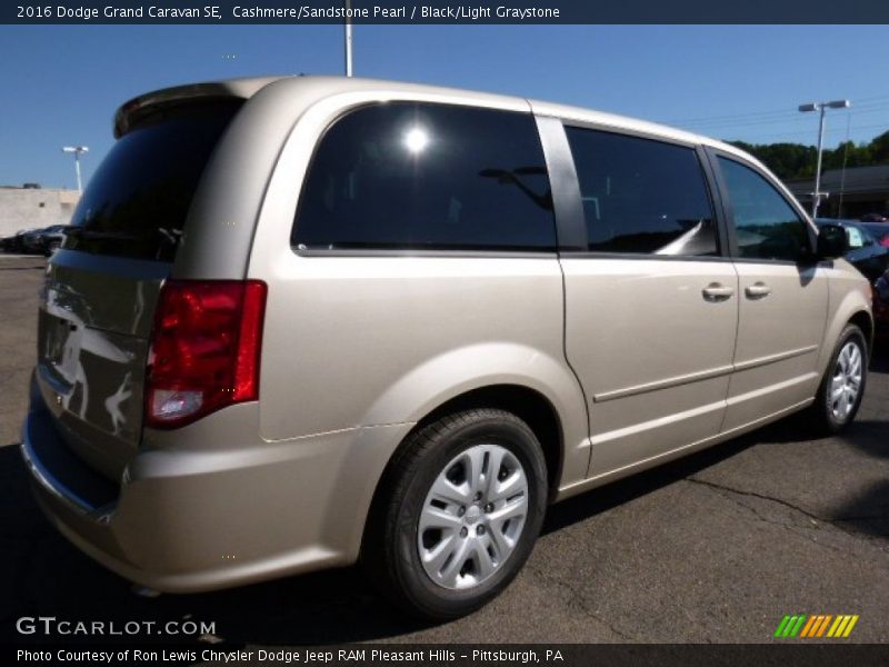 Cashmere/Sandstone Pearl / Black/Light Graystone 2016 Dodge Grand Caravan SE