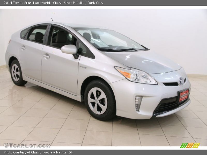 Classic Silver Metallic / Dark Gray 2014 Toyota Prius Two Hybrid