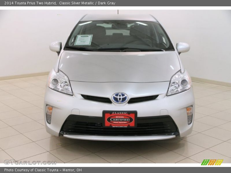 Classic Silver Metallic / Dark Gray 2014 Toyota Prius Two Hybrid