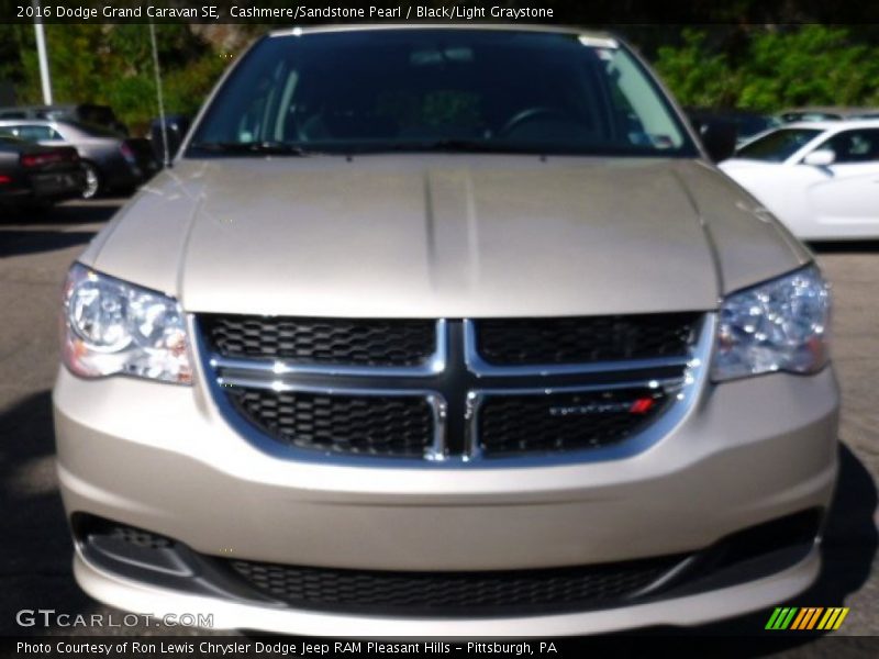 Cashmere/Sandstone Pearl / Black/Light Graystone 2016 Dodge Grand Caravan SE