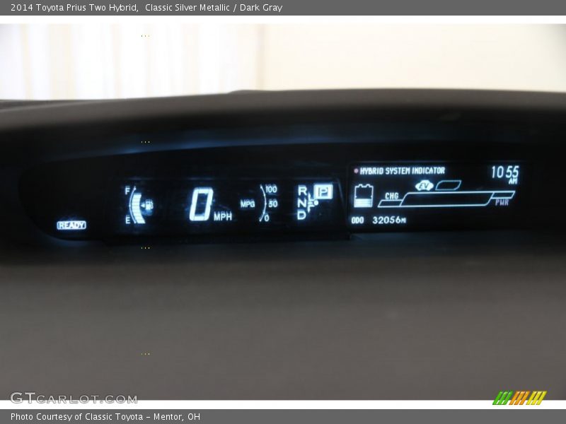 Classic Silver Metallic / Dark Gray 2014 Toyota Prius Two Hybrid