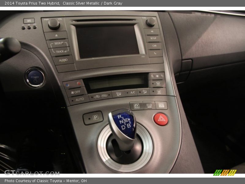 Classic Silver Metallic / Dark Gray 2014 Toyota Prius Two Hybrid