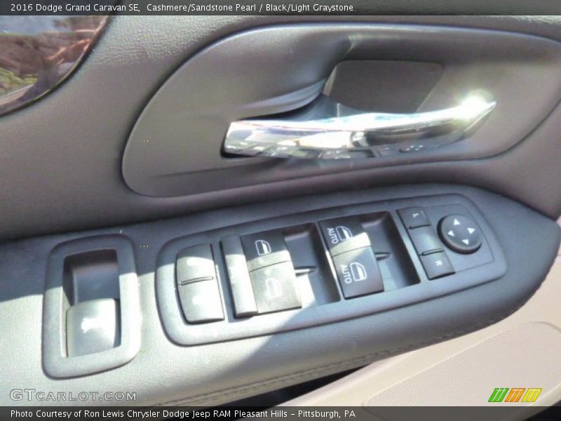 Cashmere/Sandstone Pearl / Black/Light Graystone 2016 Dodge Grand Caravan SE