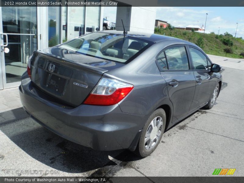 Polished Metal Metallic / Gray 2012 Honda Civic Hybrid Sedan