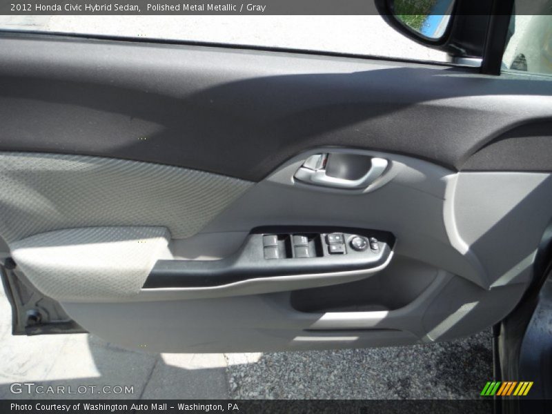 Polished Metal Metallic / Gray 2012 Honda Civic Hybrid Sedan