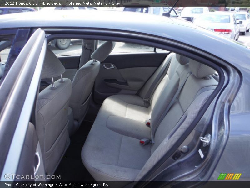 Polished Metal Metallic / Gray 2012 Honda Civic Hybrid Sedan
