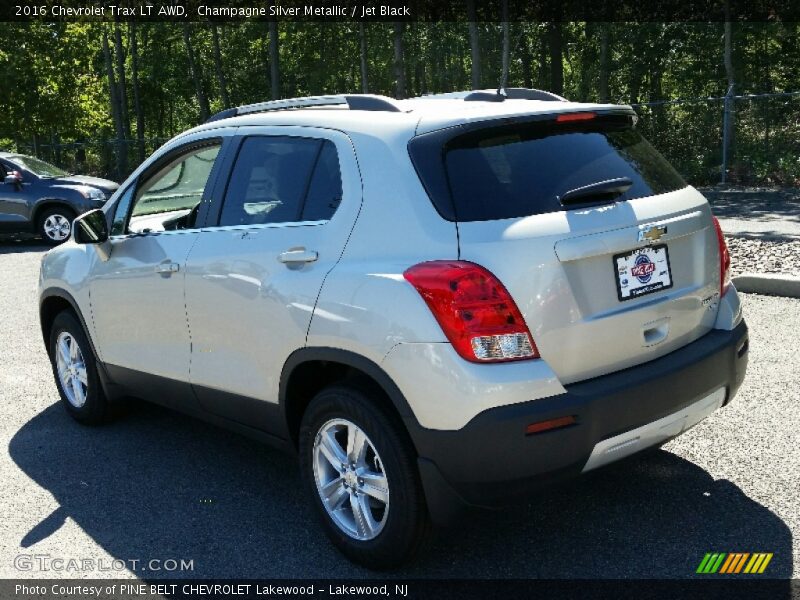 Champagne Silver Metallic / Jet Black 2016 Chevrolet Trax LT AWD