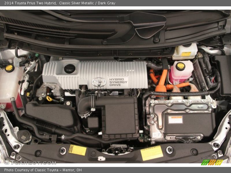 Classic Silver Metallic / Dark Gray 2014 Toyota Prius Two Hybrid