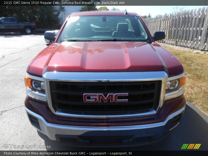 Sonoma Red Metallic / Jet Black/Dark Ash 2015 GMC Sierra 1500 Regular Cab