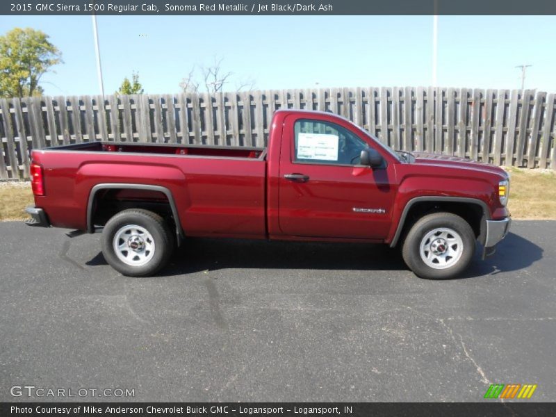 Sonoma Red Metallic / Jet Black/Dark Ash 2015 GMC Sierra 1500 Regular Cab