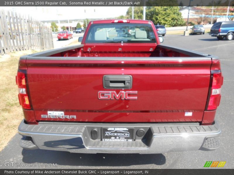 Sonoma Red Metallic / Jet Black/Dark Ash 2015 GMC Sierra 1500 Regular Cab