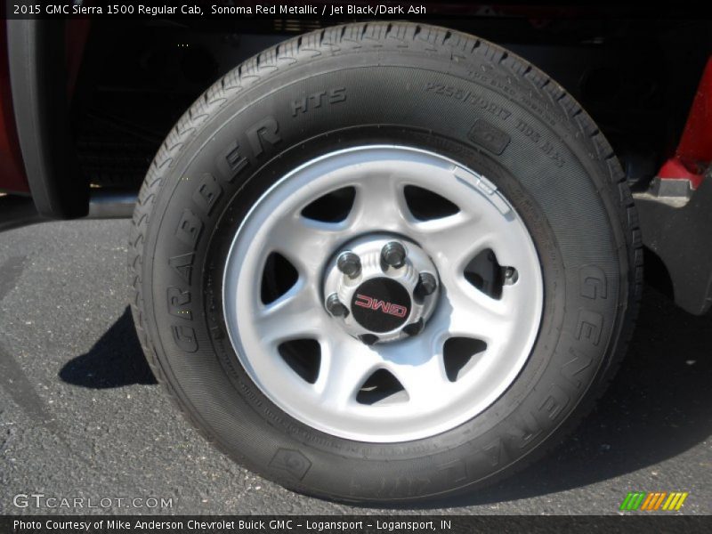 Sonoma Red Metallic / Jet Black/Dark Ash 2015 GMC Sierra 1500 Regular Cab