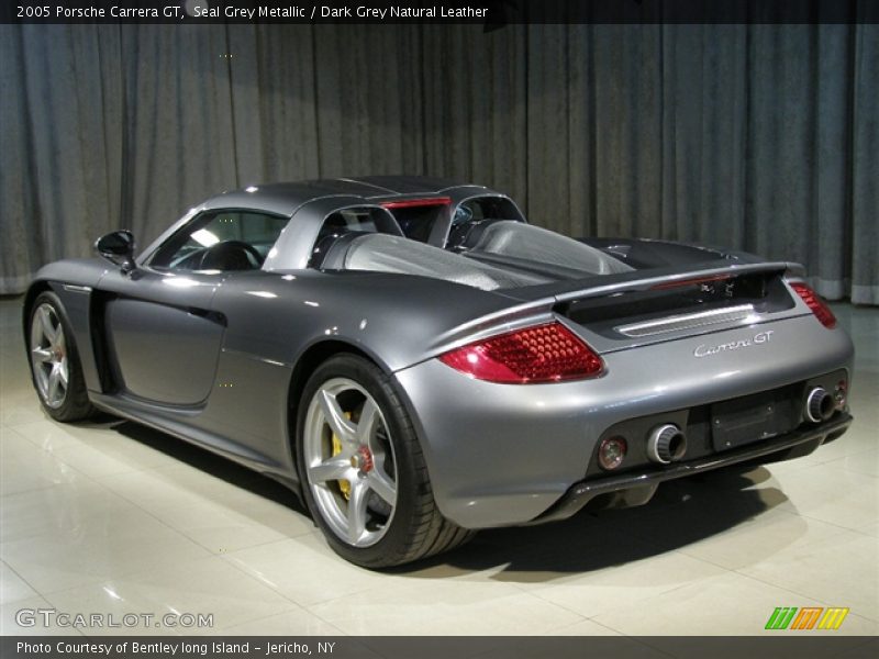 2005 Porsche Carrera GT, Seal Grey Metallic / Dark Gray, Back Left - 2005 Porsche Carrera GT 