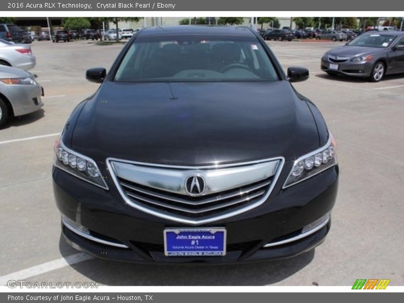 Crystal Black Pearl / Ebony 2016 Acura RLX Technology