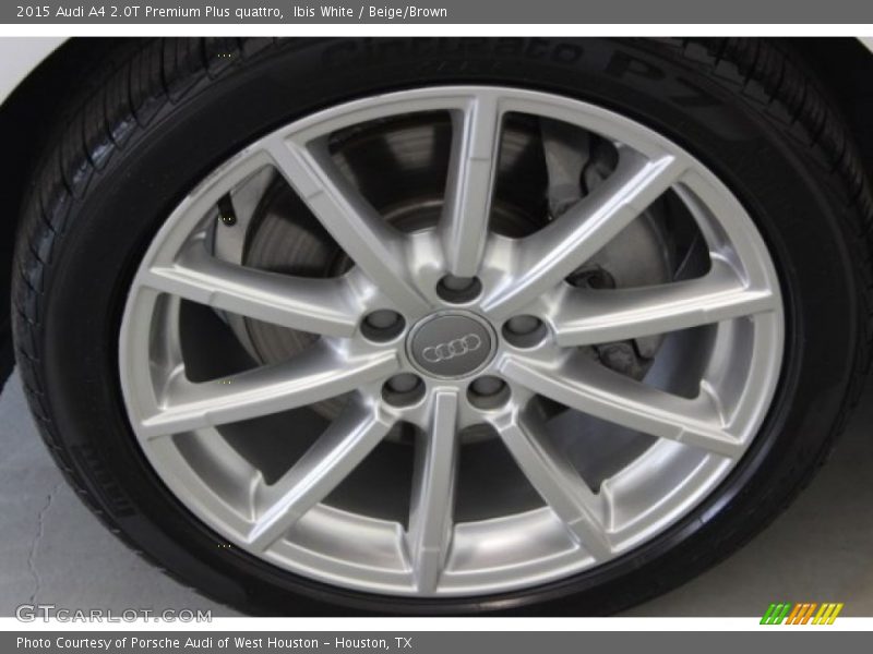 Ibis White / Beige/Brown 2015 Audi A4 2.0T Premium Plus quattro