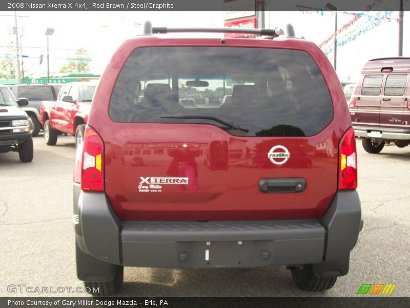 Red Brawn / Steel/Graphite 2008 Nissan Xterra X 4x4