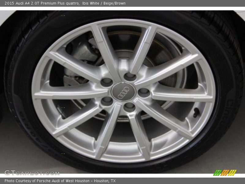Ibis White / Beige/Brown 2015 Audi A4 2.0T Premium Plus quattro
