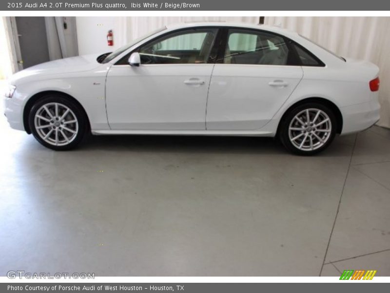 Ibis White / Beige/Brown 2015 Audi A4 2.0T Premium Plus quattro