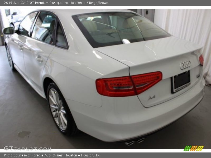 Ibis White / Beige/Brown 2015 Audi A4 2.0T Premium Plus quattro