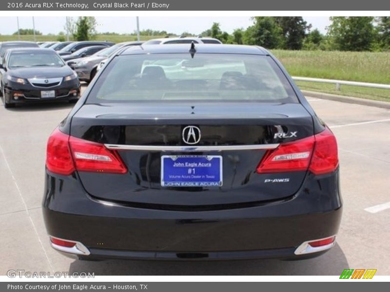 Crystal Black Pearl / Ebony 2016 Acura RLX Technology
